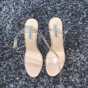 Steve Madden Camille Clear Heeled Sandals